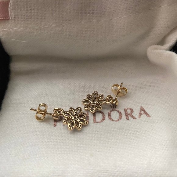 Pandkra 14KPandora Lace Botanique Floral - Picture 2 of 2